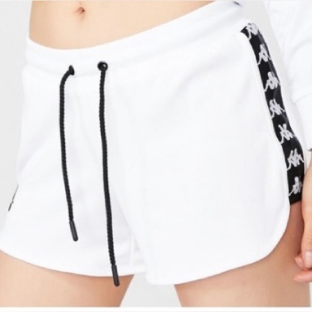 Kappa Pure 222 Banda Athletic Shorts White Size XS - Picture 3 of 7
